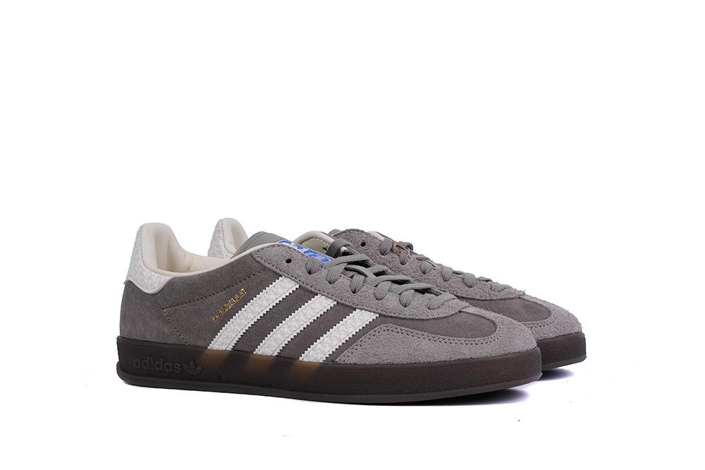 PK GOD Adidas Gazelle Indoor Grey White RETAIL MATERIALS READY TO SHIP